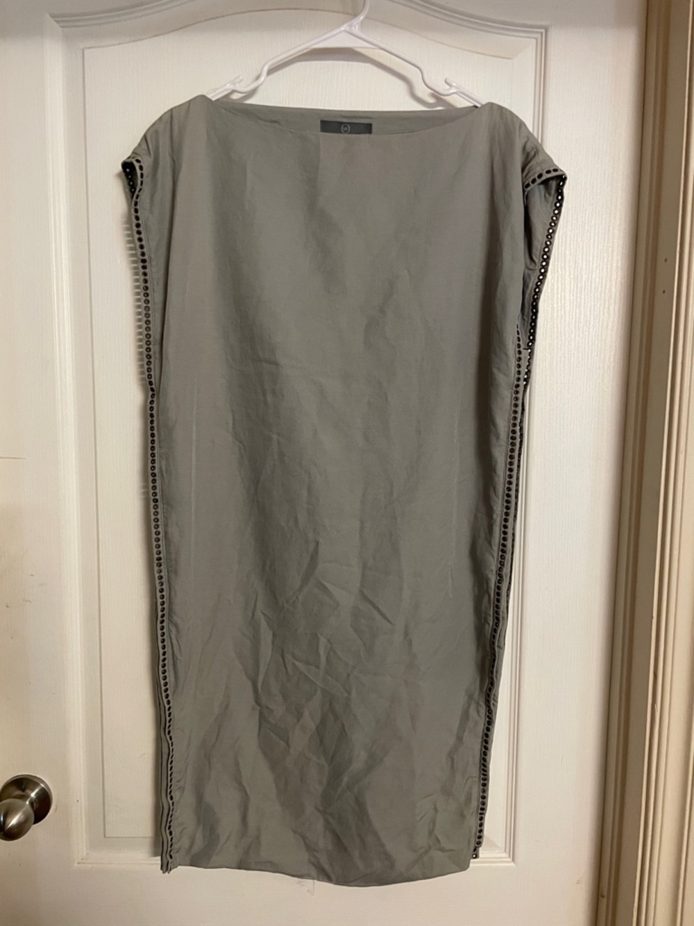 MQ sleeveless dress with decoration size 40 made in Italy #009